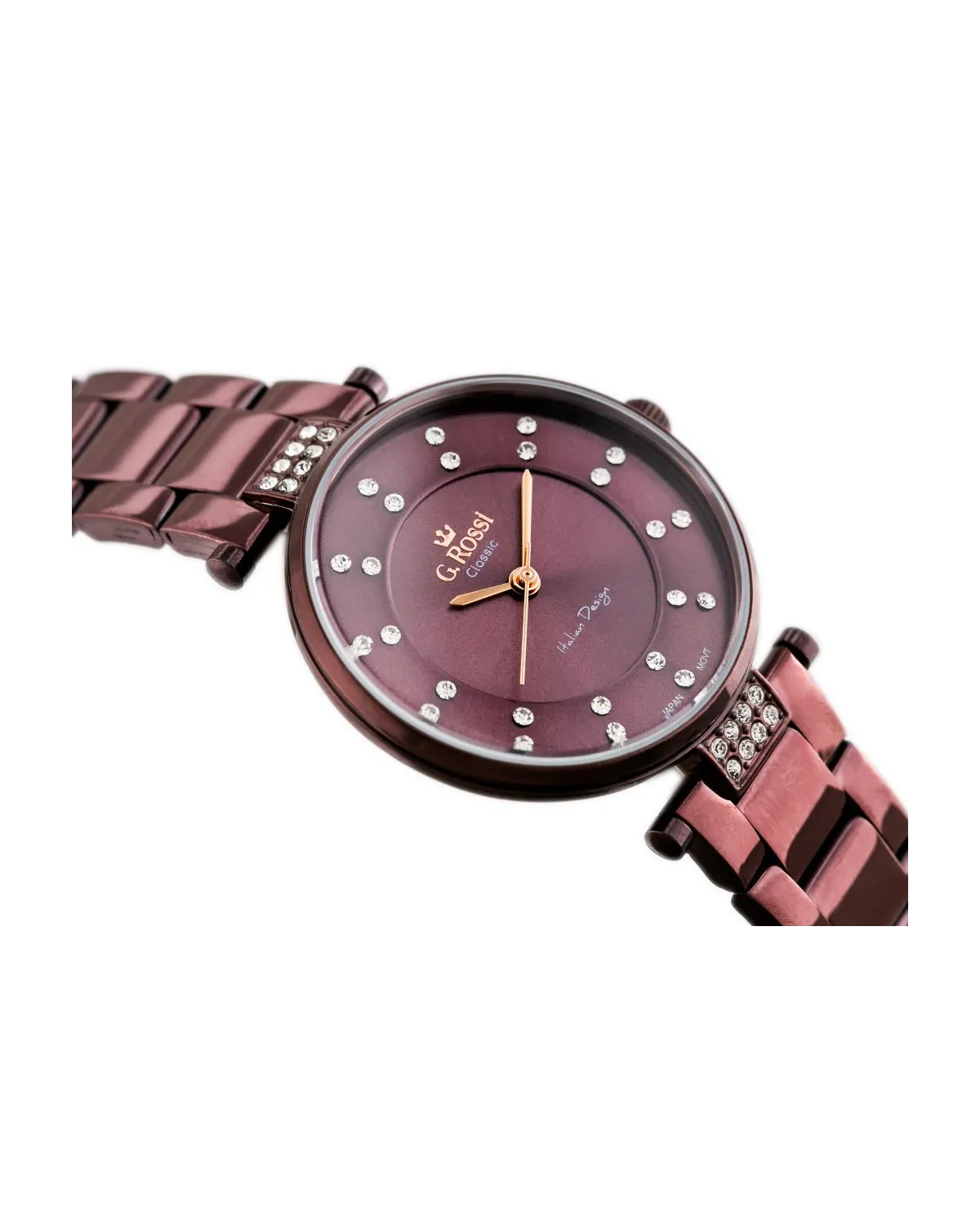 ZEGAREK G. ROSSI - C5131B-2B3 (zg780d) violet + BOX ZEGAREK G. ROSSI - C5131B-2B3 (zg780d) violet + BOX