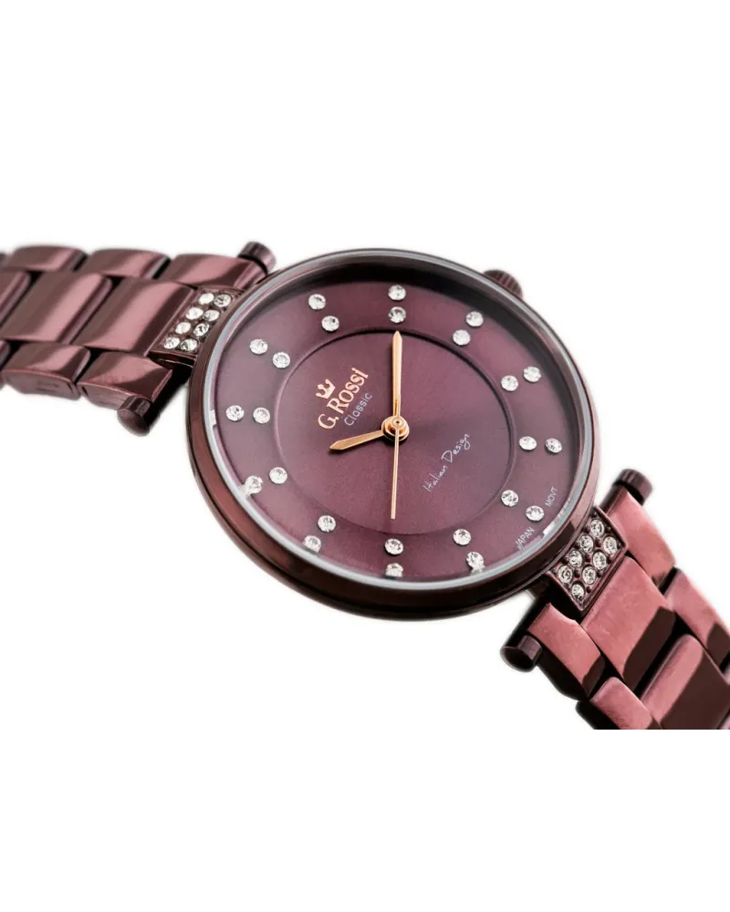 ZEGAREK G. ROSSI - C5131B-2B3 (zg780d) violet + BOX ZEGAREK G. ROSSI - C5131B-2B3 (zg780d) violet + BOX