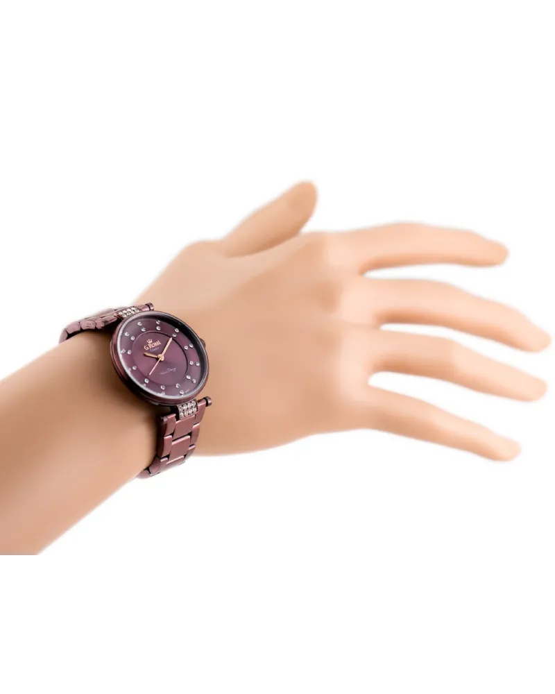 ZEGAREK G. ROSSI - C5131B-2B3 (zg780d) violet + BOX ZEGAREK G. ROSSI - C5131B-2B3 (zg780d) violet + BOX