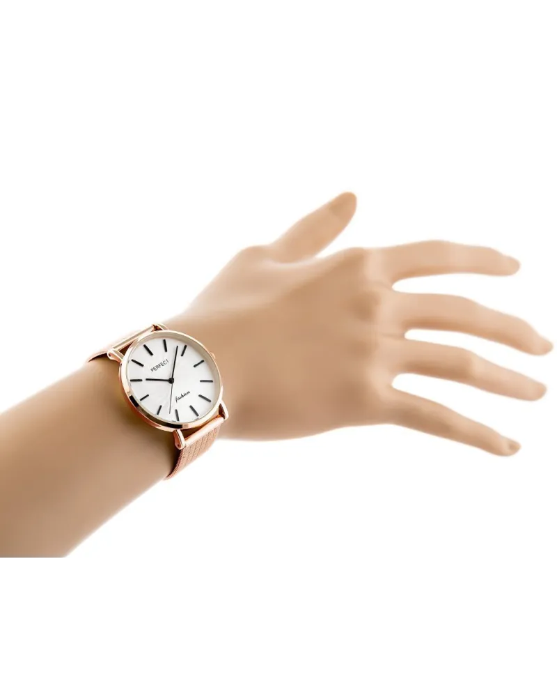 ZEGAREK DAMSKI PERFECT E334 - siatka (zp932f) + BOX