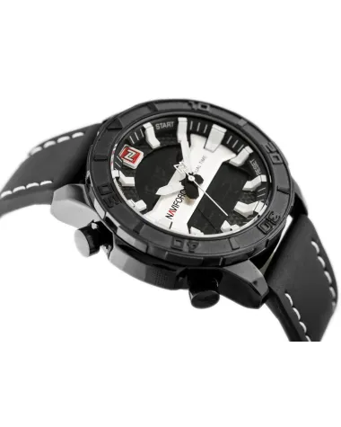 ZEGAREK MĘSKI NAVIFORCE - NF9114 (zn046a) - black/silver