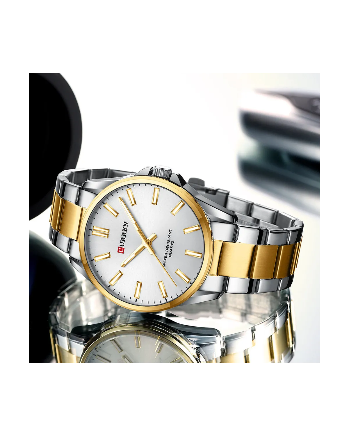 ZEGAREK MĘSKI CURREN 9090G (zc041a) + BOX