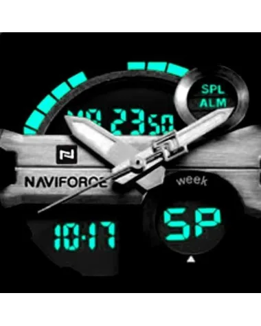 ZEGAREK MĘSKI NAVIFORCE GLOCK (zn039c) - black/red ZEGAREK MĘSKI NAVIFORCE GLOCK (zn039c) - black/red