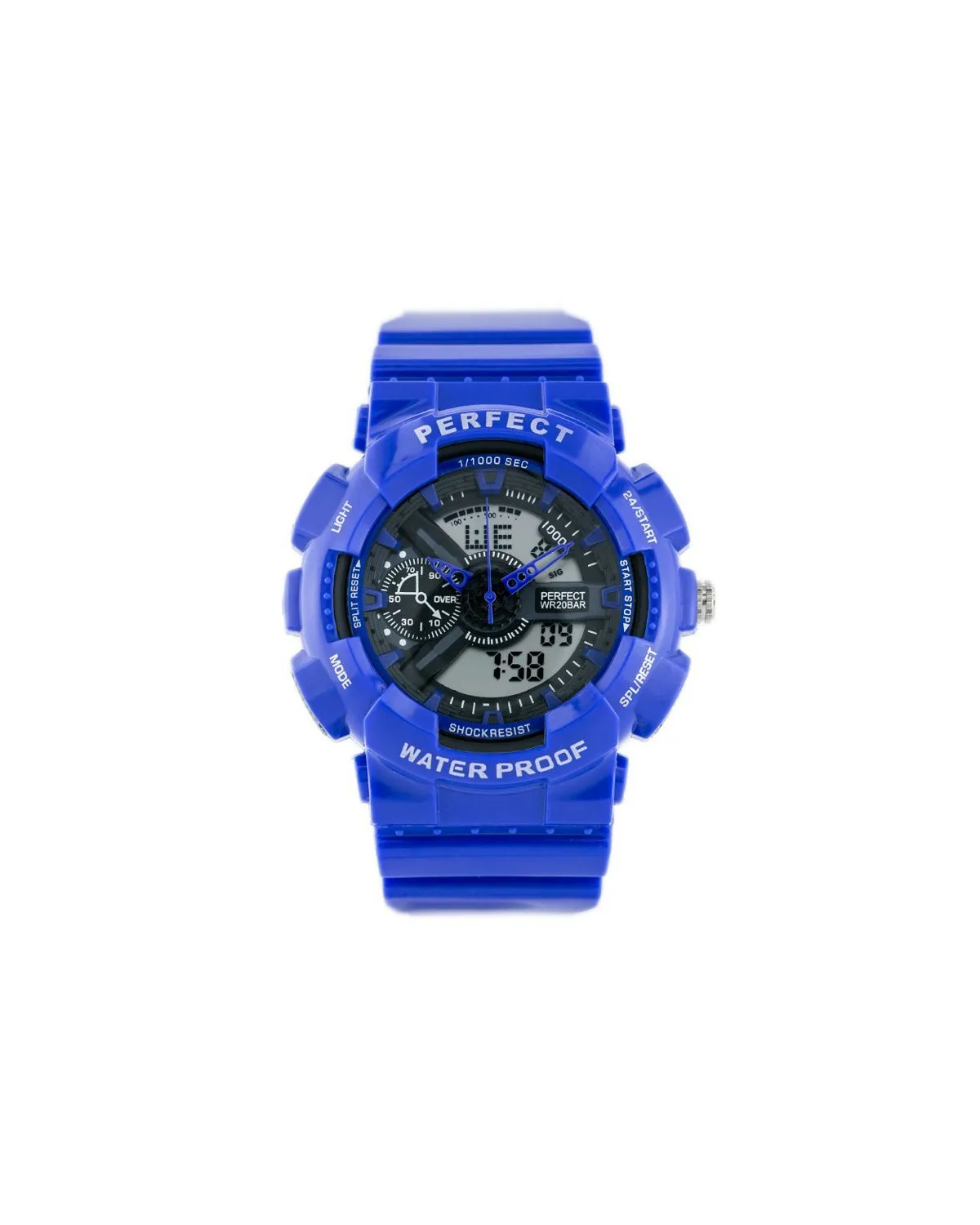 ZEGAREK MĘSKI PERFECT SHOCK (zp219e) - blue ZEGAREK MĘSKI PERFECT SHOCK (zp219e) - blue