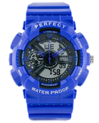 ZEGAREK MĘSKI PERFECT SHOCK (zp219e) - blue