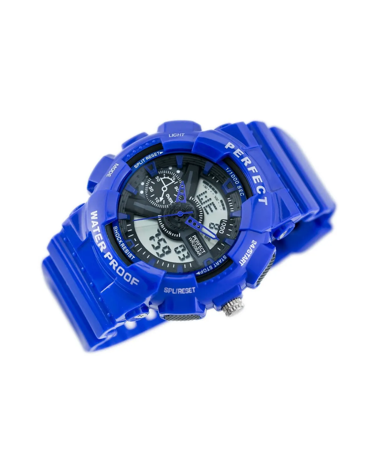 ZEGAREK MĘSKI PERFECT SHOCK (zp219e) - blue ZEGAREK MĘSKI PERFECT SHOCK (zp219e) - blue