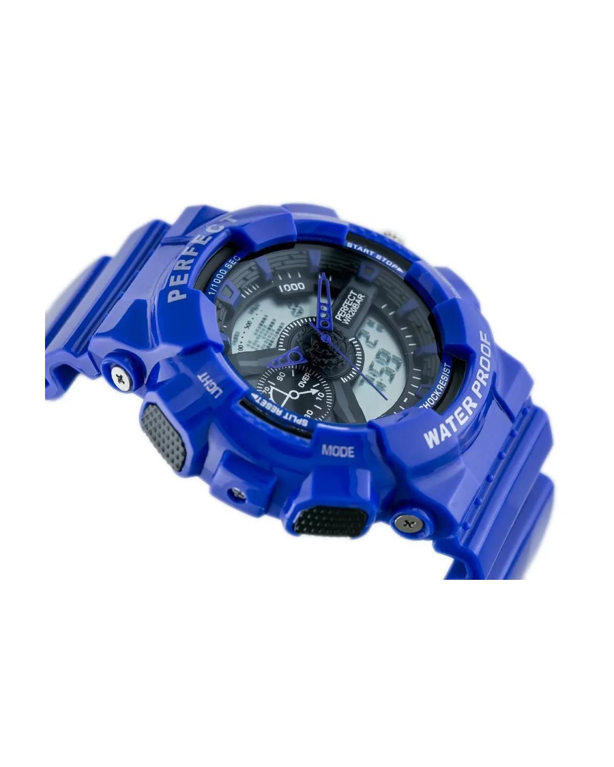 ZEGAREK MĘSKI PERFECT SHOCK (zp219e) - blue ZEGAREK MĘSKI PERFECT SHOCK (zp219e) - blue