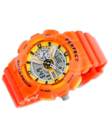 ZEGAREK MĘSKI PERFECT SHOCK (zp219f) - orange
