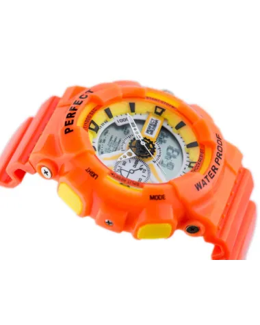 ZEGAREK MĘSKI PERFECT SHOCK (zp219f) - orange