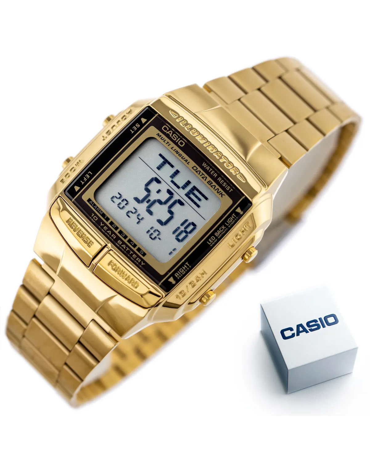 ZEGAREK MĘSKI CASIO DATABANK DB-360G-9ADF (zd161b) + BOX ZEGAREK MĘSKI CASIO DATABANK DB-360G-9ADF (zd161b) + BOX