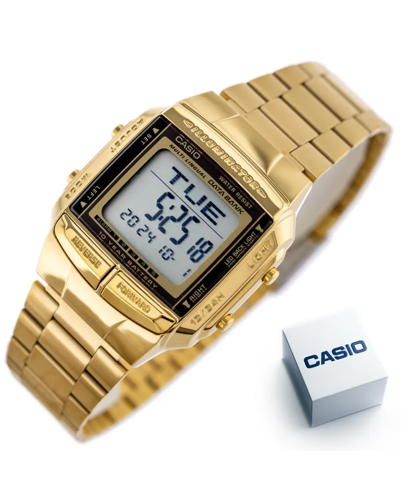 ZEGAREK MĘSKI CASIO DATABANK DB-360G-9ADF (zd161b) + BOX ZEGAREK MĘSKI CASIO DATABANK DB-360G-9ADF (zd161b) + BOX