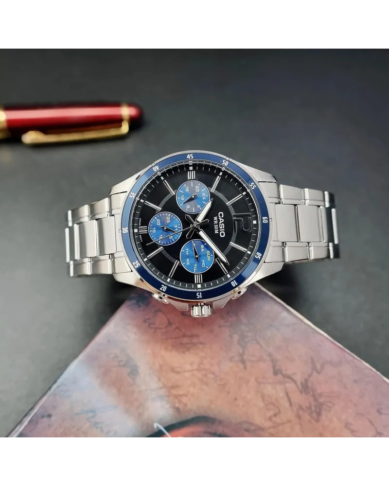 ZEGAREK MĘSKI CASIO MTP-1374D-2AV (zd063c) + BOX ZEGAREK MĘSKI CASIO MTP-1374D-2AV (zd063c) + BOX