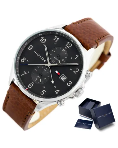 ZEGAREK MĘSKI TOMMY HILFIGER 1791710 WEST + BOX ZEGAREK MĘSKI TOMMY HILFIGER 1791710 WEST + BOX
