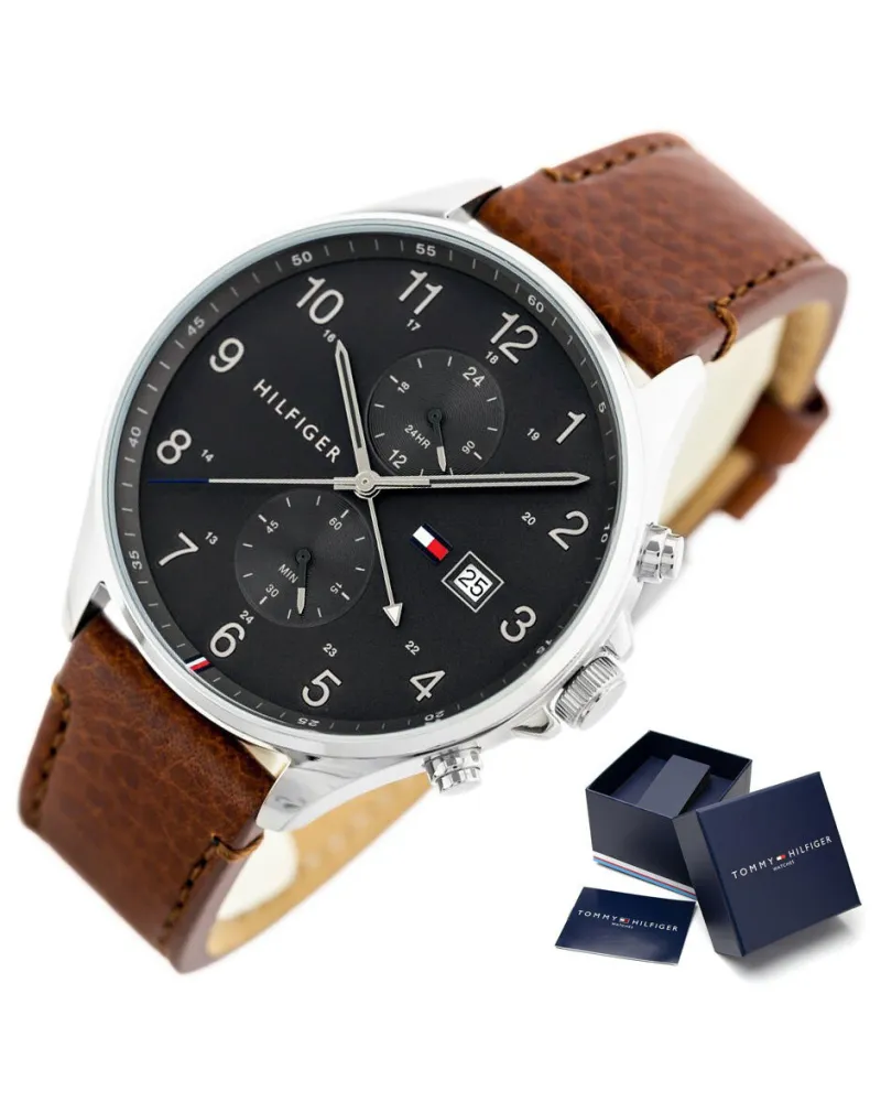 ZEGAREK MĘSKI TOMMY HILFIGER 1791710 WEST + BOX ZEGAREK MĘSKI TOMMY HILFIGER 1791710 WEST + BOX