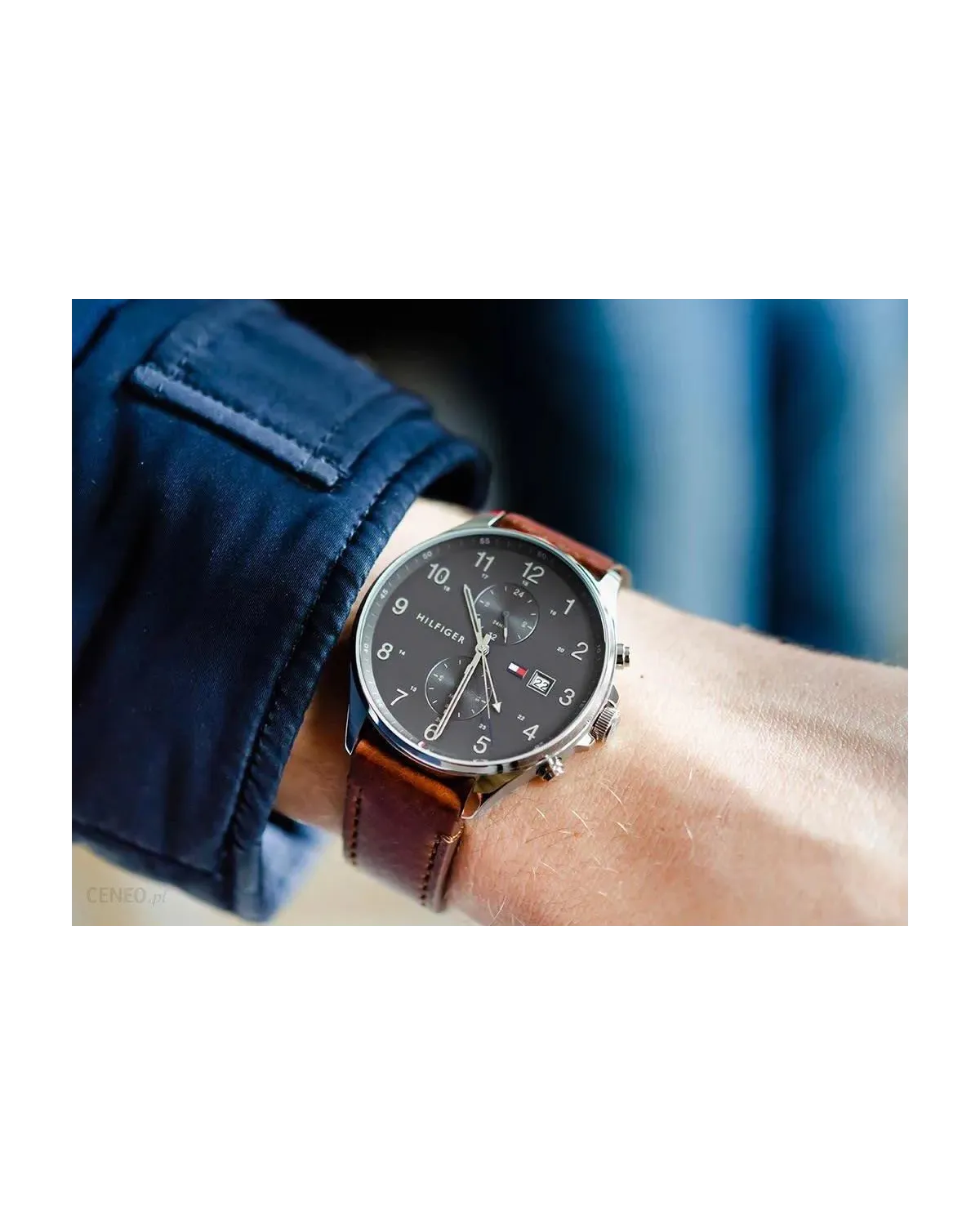 ZEGAREK MĘSKI TOMMY HILFIGER 1791710 WEST + BOX ZEGAREK MĘSKI TOMMY HILFIGER 1791710 WEST + BOX