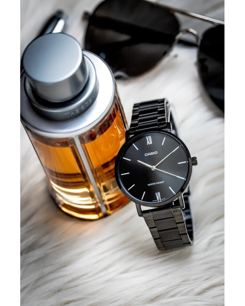 Zegarek Męski Casio MTP-VT01B-1B + BOX Zegarek Męski Casio MTP-VT01B-1B + BOX