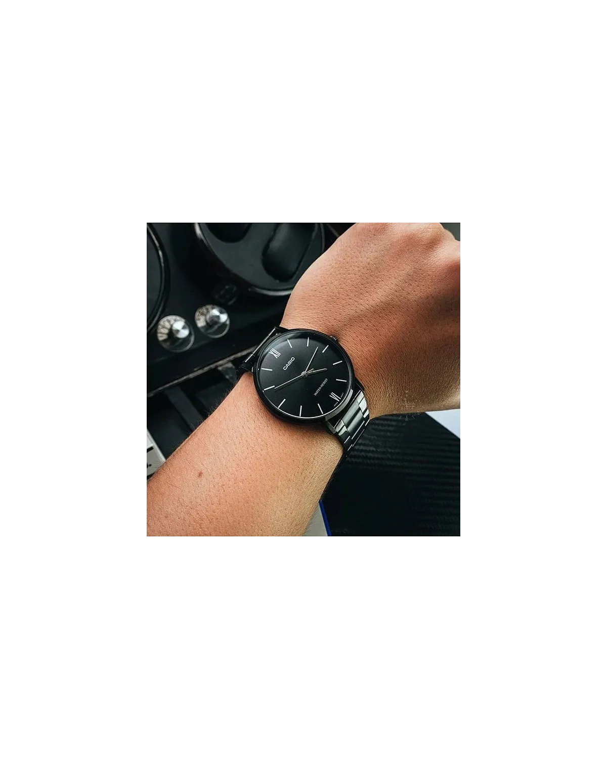 Zegarek Męski Casio MTP-VT01B-1B + BOX Zegarek Męski Casio MTP-VT01B-1B + BOX