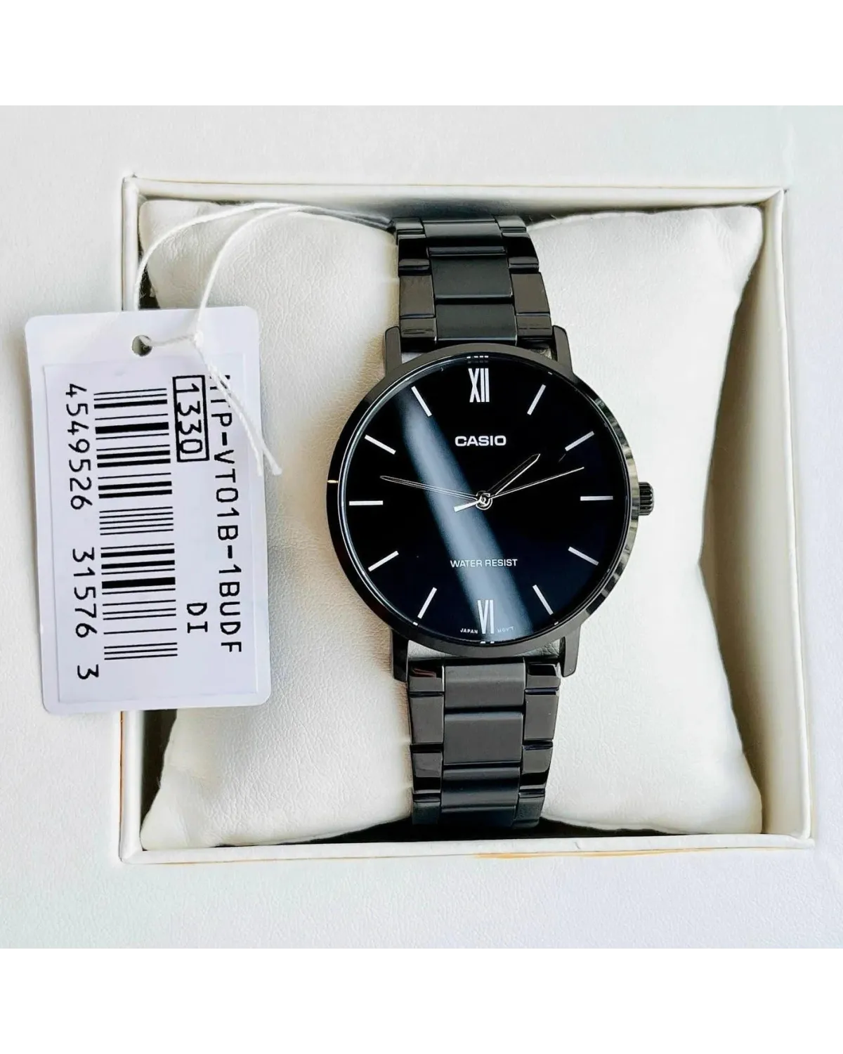 Zegarek Męski Casio MTP-VT01B-1B + BOX Zegarek Męski Casio MTP-VT01B-1B + BOX