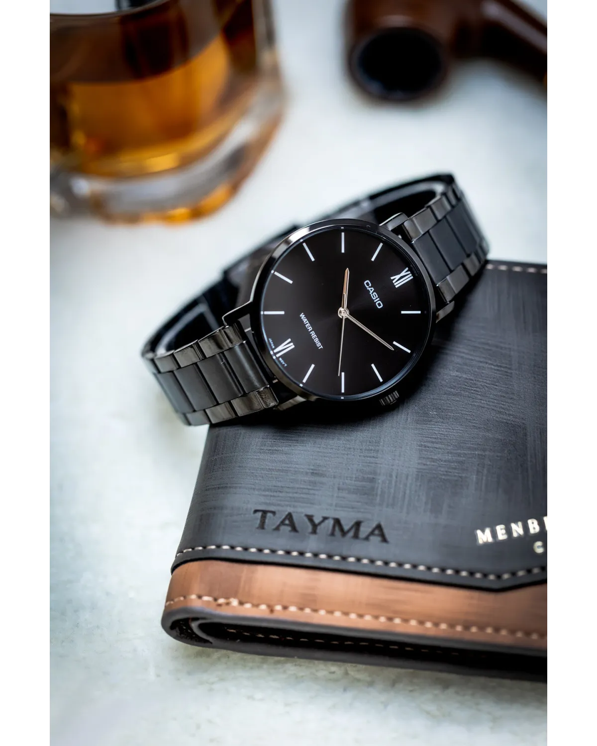 Zegarek Męski Casio MTP-VT01B-1B + BOX Zegarek Męski Casio MTP-VT01B-1B + BOX