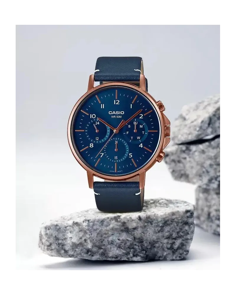 ZEGAREK MĘSKI CASIO MTP-E321RL-2A (zd190a) + BOX ZEGAREK MĘSKI CASIO MTP-E321RL-2A (zd190a) + BOX