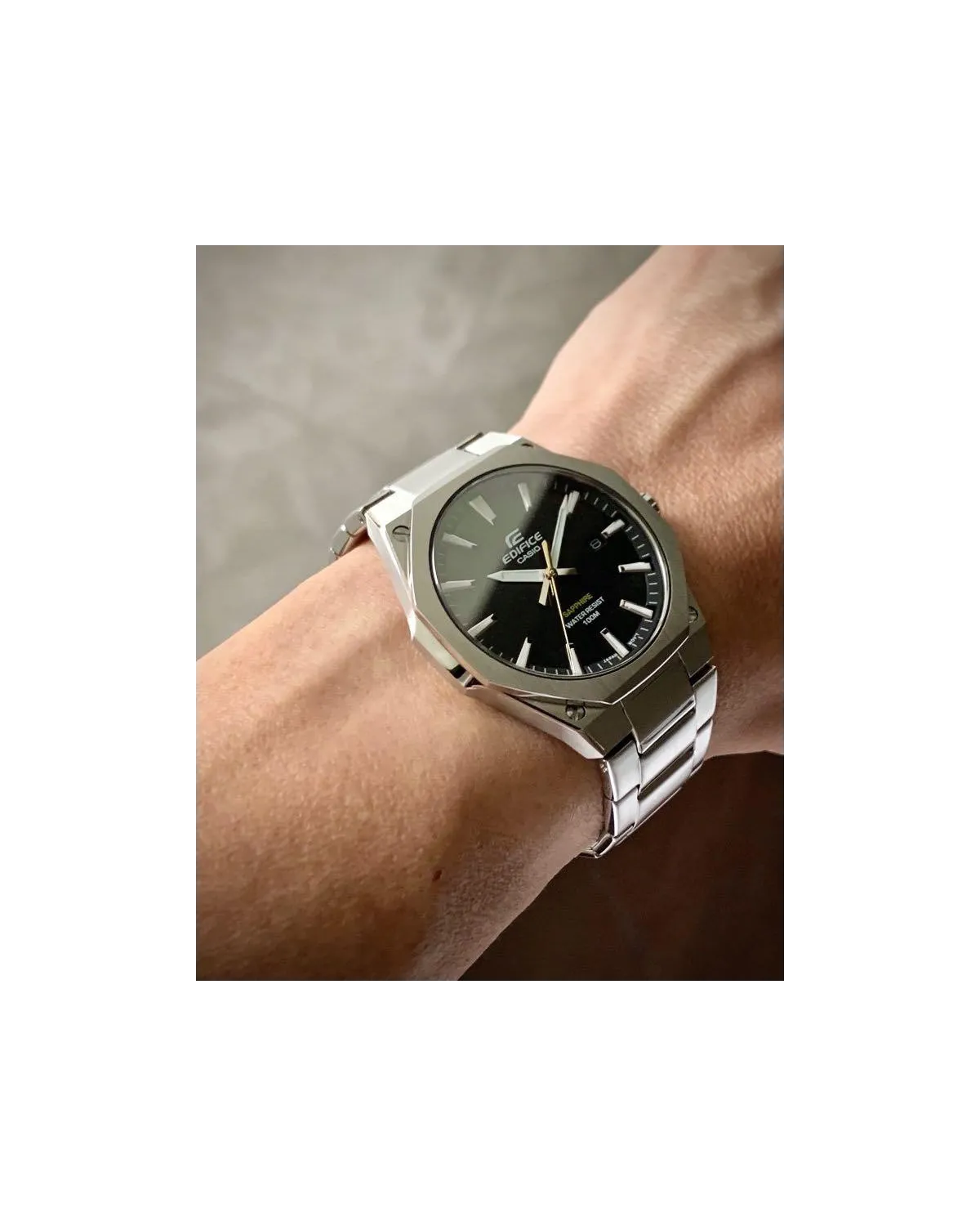 Zegarek Męski Casio EFR-S108D-1A Edifice Classic Sapphire + BOX Zegarek Męski Casio EFR-S108D-1A Edifice Classic Sapphire + BOX