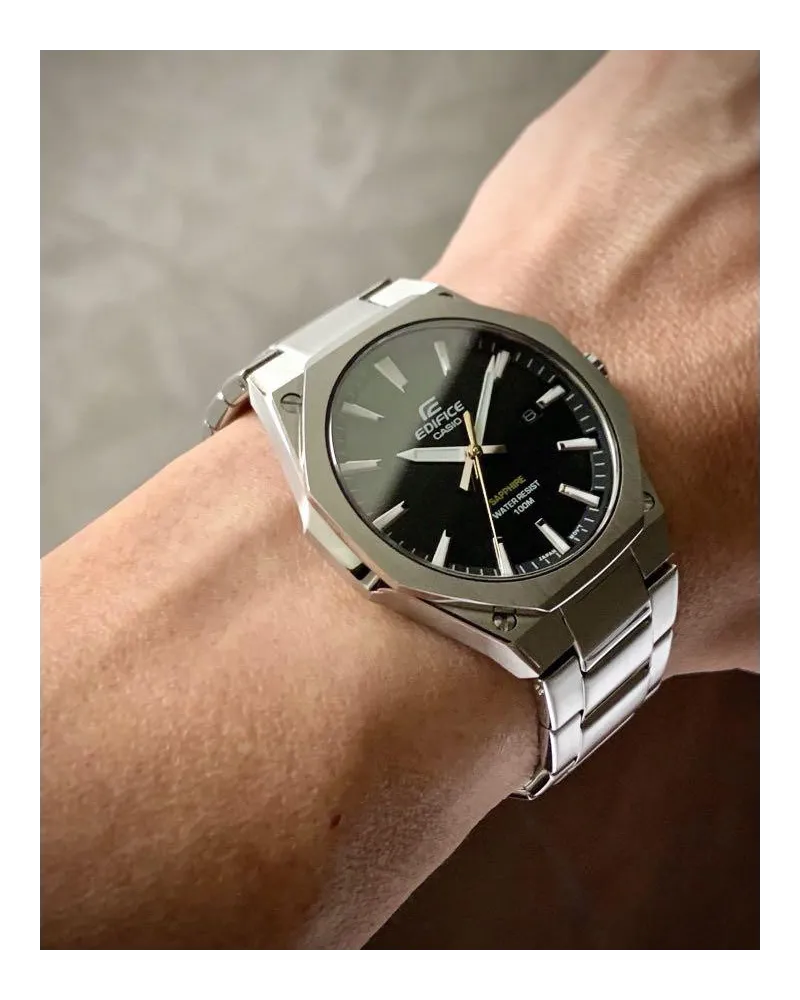 Zegarek Męski Casio EFR-S108D-1A Edifice Classic Sapphire + BOX Zegarek Męski Casio EFR-S108D-1A Edifice Classic Sapphire + BOX