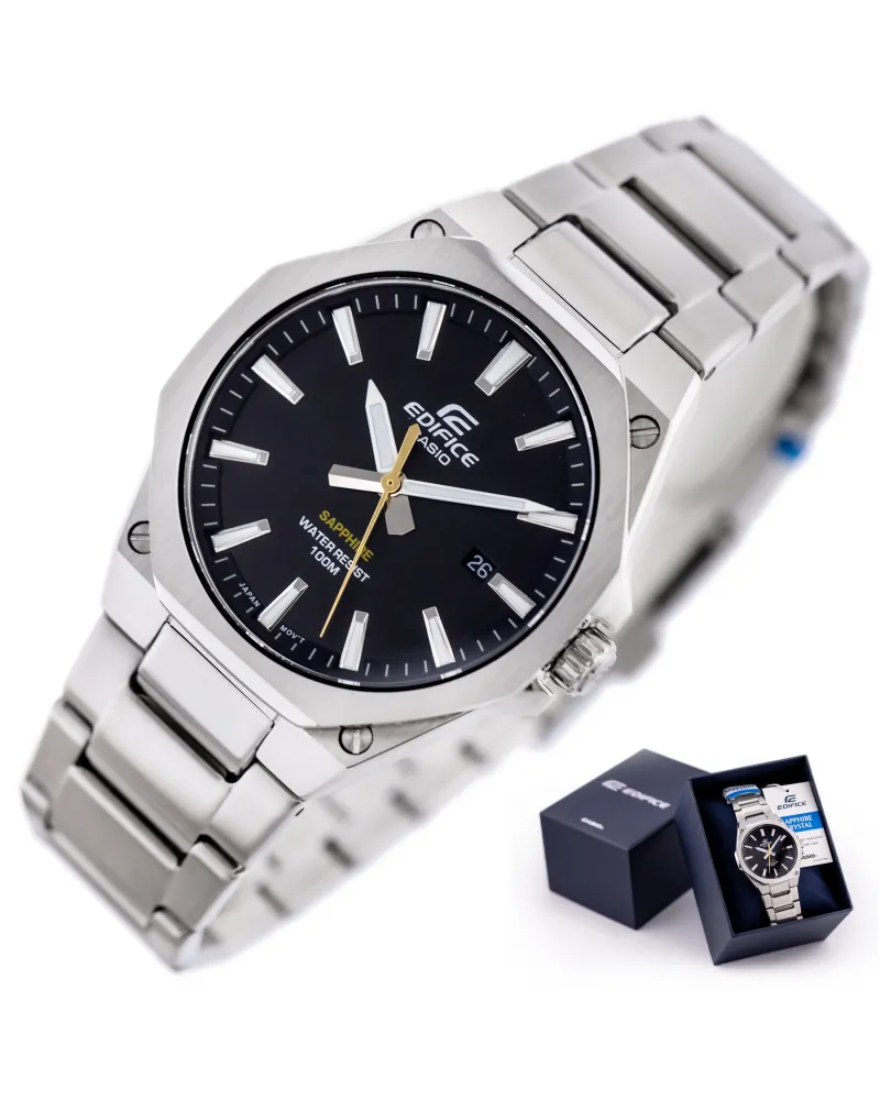 Zegarek Męski Casio EFR-S108D-1A Edifice Classic Sapphire + BOX Zegarek Męski Casio EFR-S108D-1A Edifice Classic Sapphire + BOX