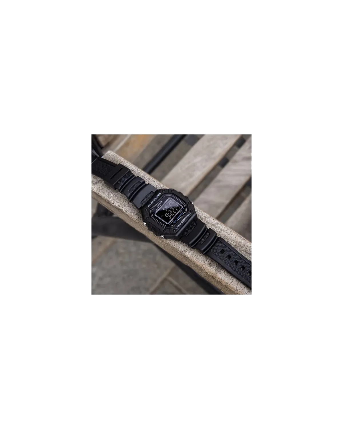 ZEGAREK MĘSKI CASIO W-218H-1B + BOX ZEGAREK MĘSKI CASIO W-218H-1B + BOX