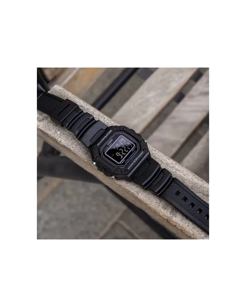 ZEGAREK MĘSKI CASIO W-218H-1B + BOX ZEGAREK MĘSKI CASIO W-218H-1B + BOX