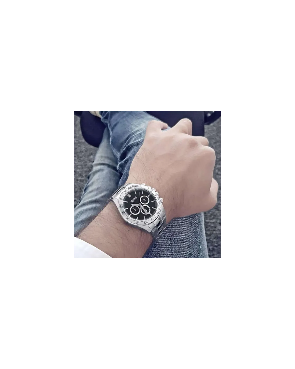 ZEGAREK MĘSKI HUGO BOSS 1512965 - IKON (zh008e) + BOX