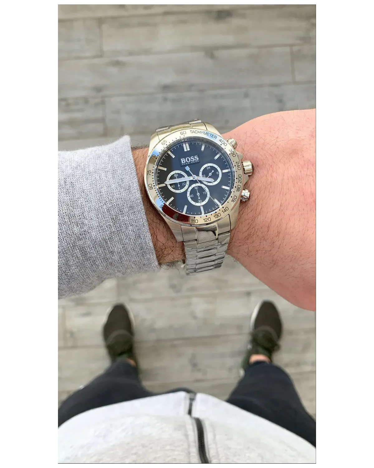 ZEGAREK MĘSKI HUGO BOSS 1512965 - IKON (zh008e) + BOX