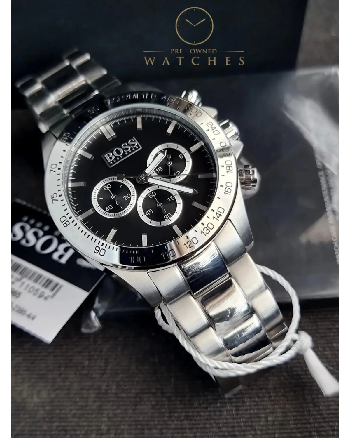 ZEGAREK MĘSKI HUGO BOSS 1512965 - IKON (zh008e) + BOX