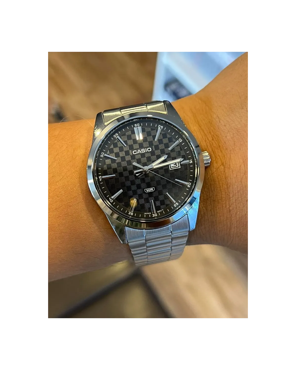 ZEGAREK MĘSKI CASIO MTP-VD03D-1A + BOX ZEGAREK MĘSKI CASIO MTP-VD03D-1A + BOX