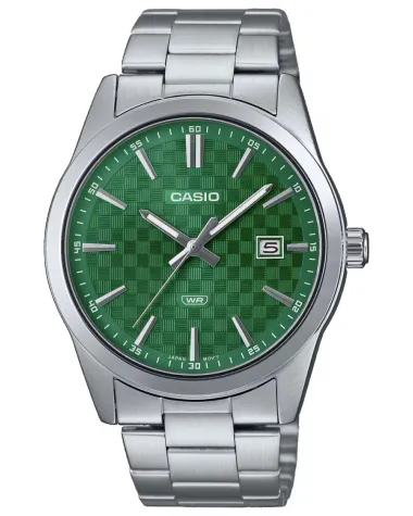 ZEGAREK MĘSKI CASIO MTP-VD03D-3A1 Green + BOX