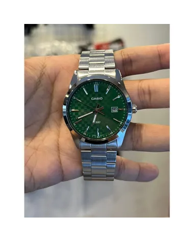 ZEGAREK MĘSKI CASIO MTP-VD03D-3A1 Green + BOX