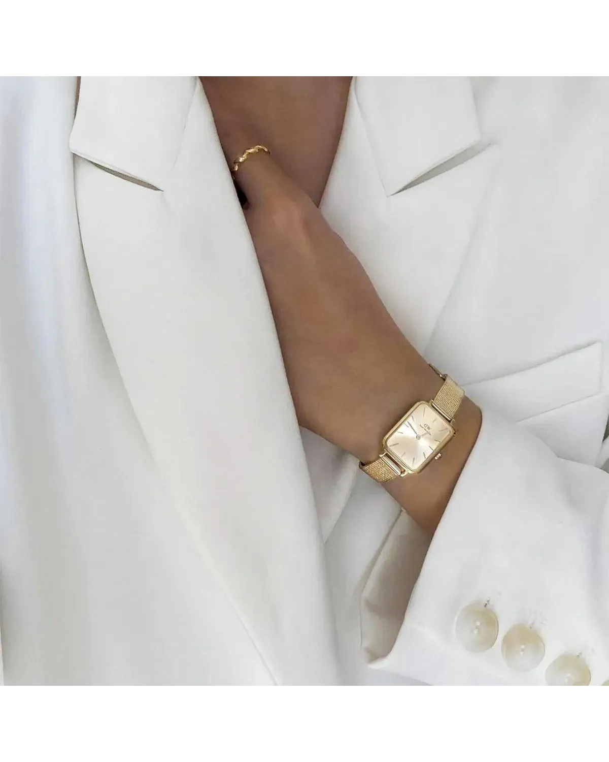 ZEGAREK DAMSKI DANIEL WELLINGTON DW00100485 - QUADRO (zw505f)