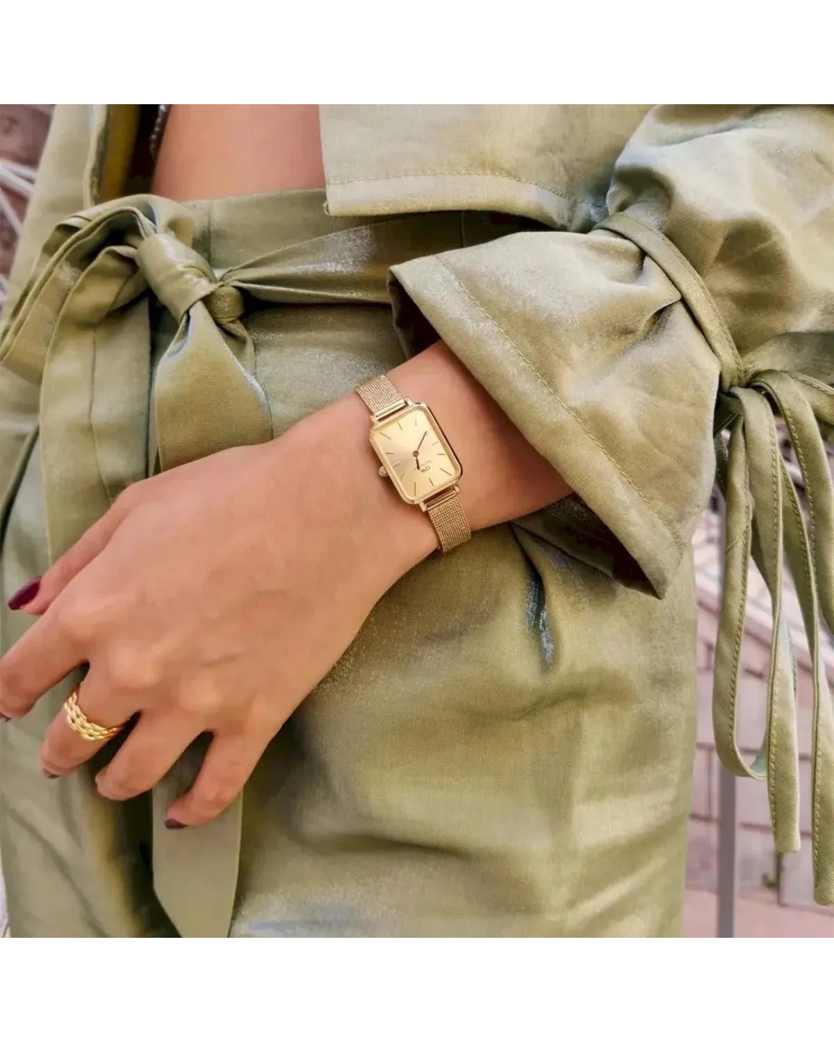 ZEGAREK DAMSKI DANIEL WELLINGTON DW00100485 - QUADRO (zw505f)