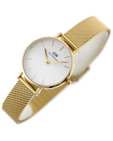 ZEGAREK DAMSKI DANIEL WELLINGTON DW00100350  - Petite Evergold 28mm