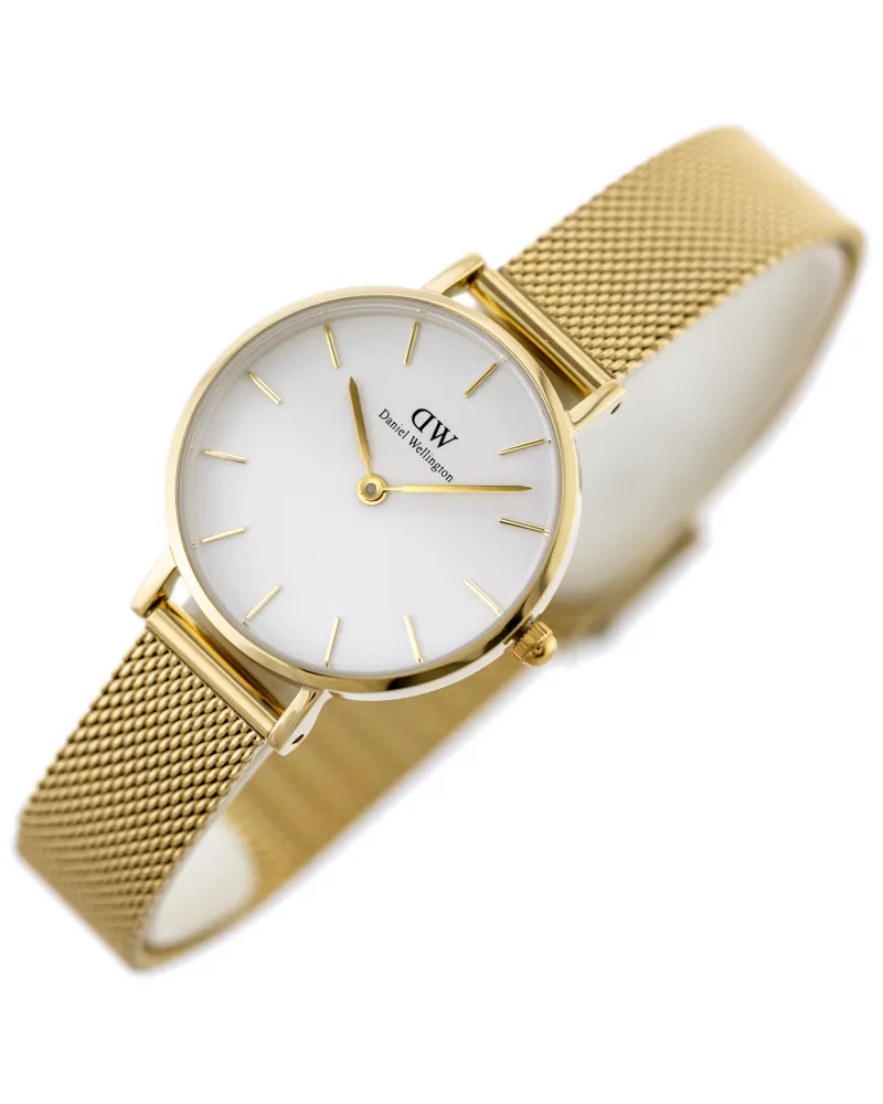 ZEGAREK DAMSKI DANIEL WELLINGTON DW00100350  - Petite Evergold 28mm