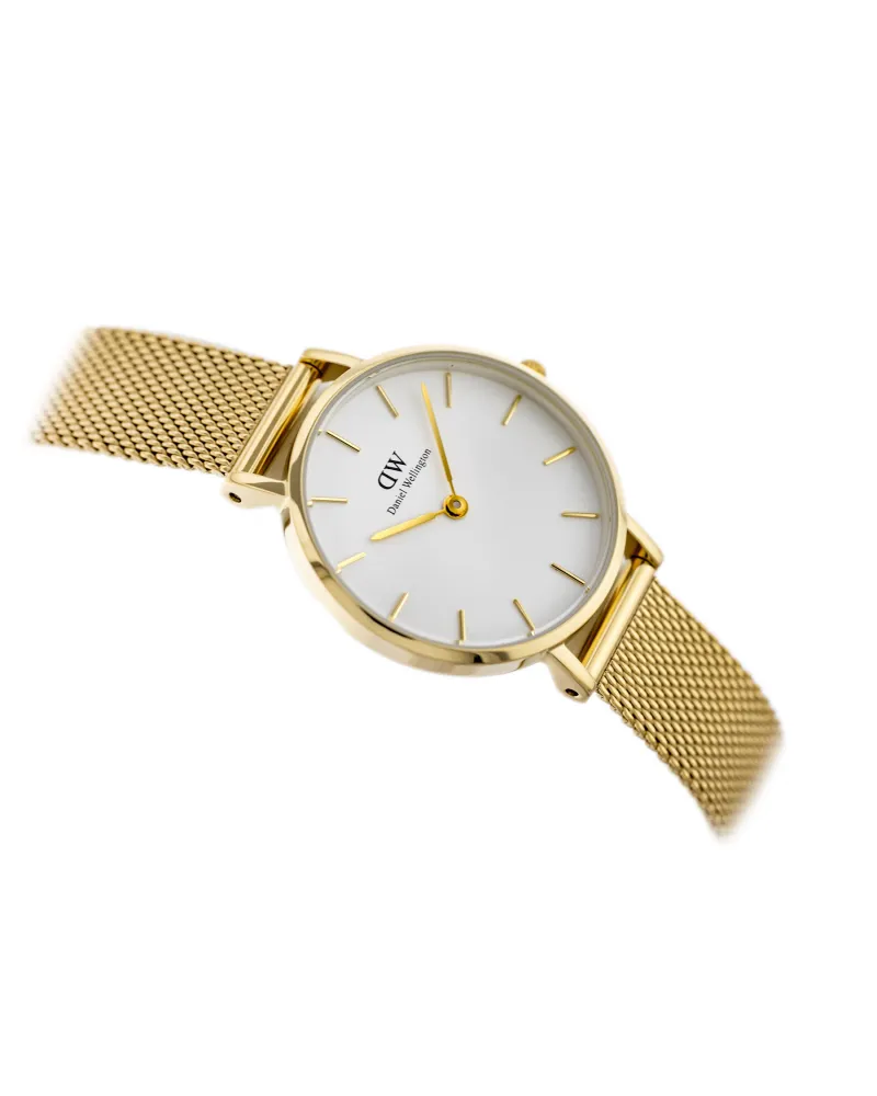 ZEGAREK DAMSKI DANIEL WELLINGTON DW00100350  - Petite Evergold 28mm