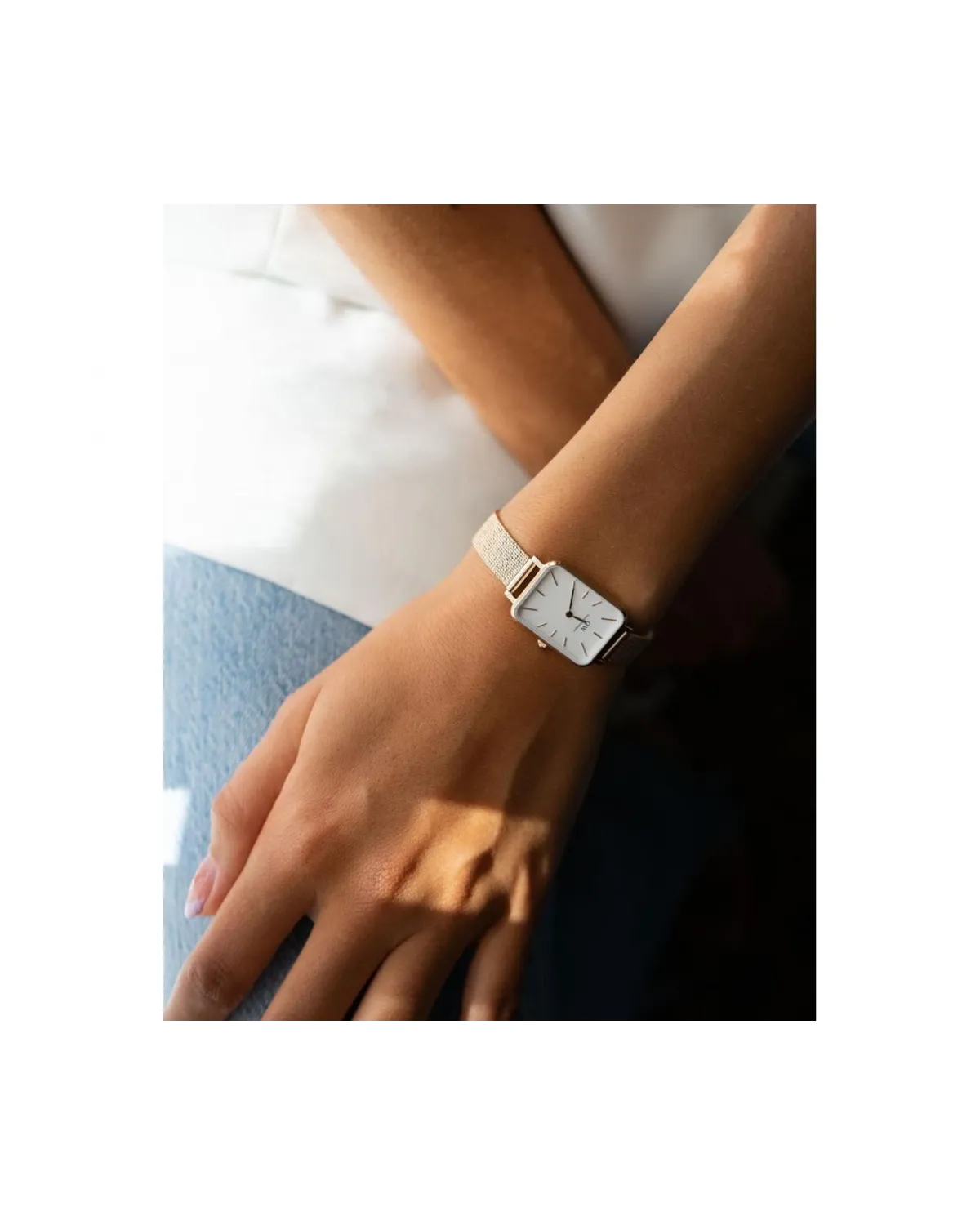 ZEGAREK DAMSKI DANIEL WELLINGTON Quadro Pressed Evergold 20mm DW00100556 + BOX (zw520a)