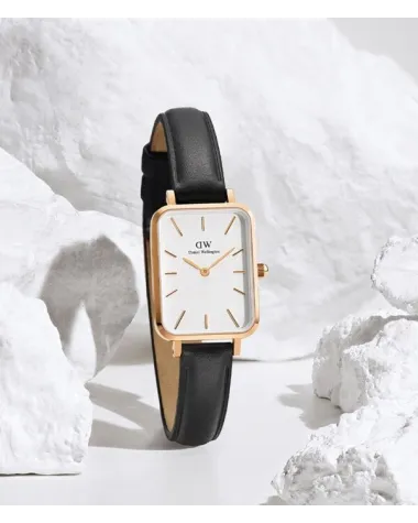 ZEGAREK DAMSKI DANIEL WELLINGTON DW00100434 - Quadro Pressed Sheffield Gold 32mm + BOX ZEGAREK DAMSKI DANIEL WELLINGTON DW00100434 - Quadro Pressed Sheffield Gold 32mm + BOX
