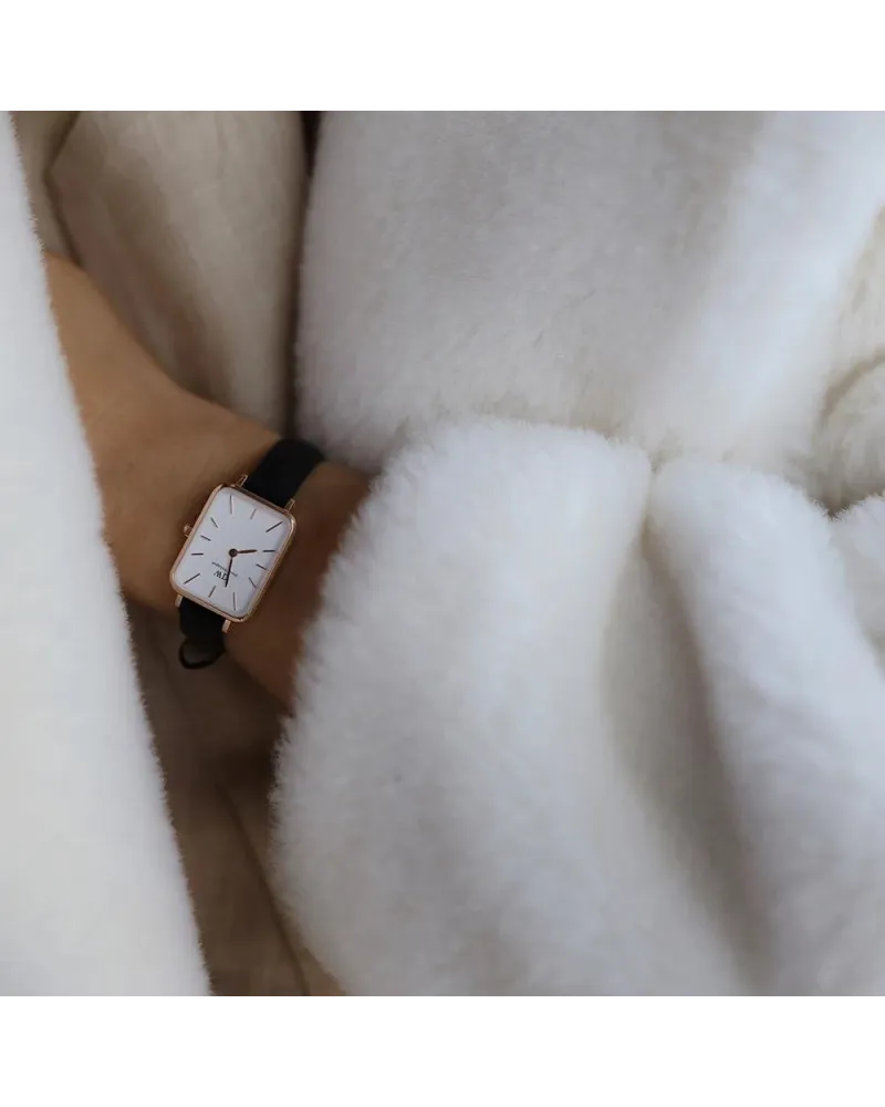 ZEGAREK DAMSKI DANIEL WELLINGTON DW00100434 - Quadro Pressed Sheffield Gold 32mm + BOX ZEGAREK DAMSKI DANIEL WELLINGTON DW00100434 - Quadro Pressed Sheffield Gold 32mm + BOX