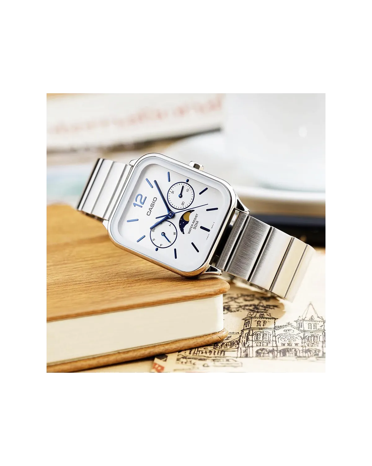 ZEGAREK MĘSKI CASIO MTP-M305D-7AVDF + BOX ZEGAREK MĘSKI CASIO MTP-M305D-7AVDF + BOX