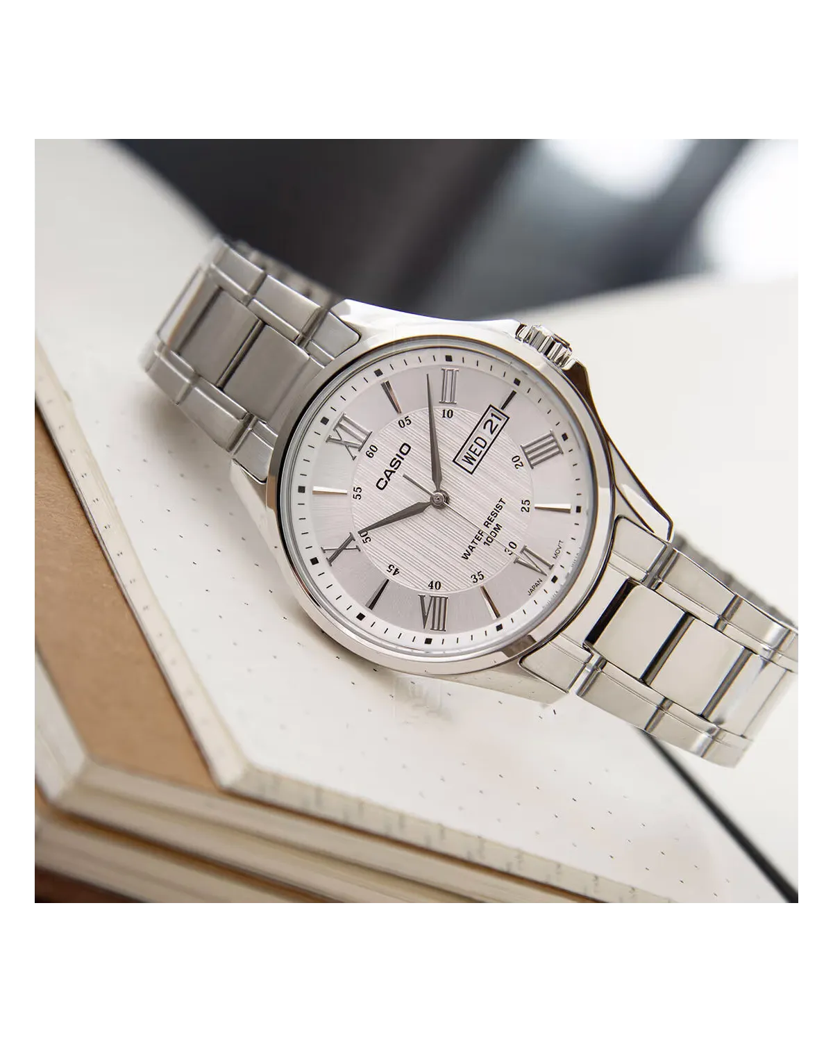 ZEGAREK MĘSKI CASIO MTP-1384D-7A (zd108a) + BOX