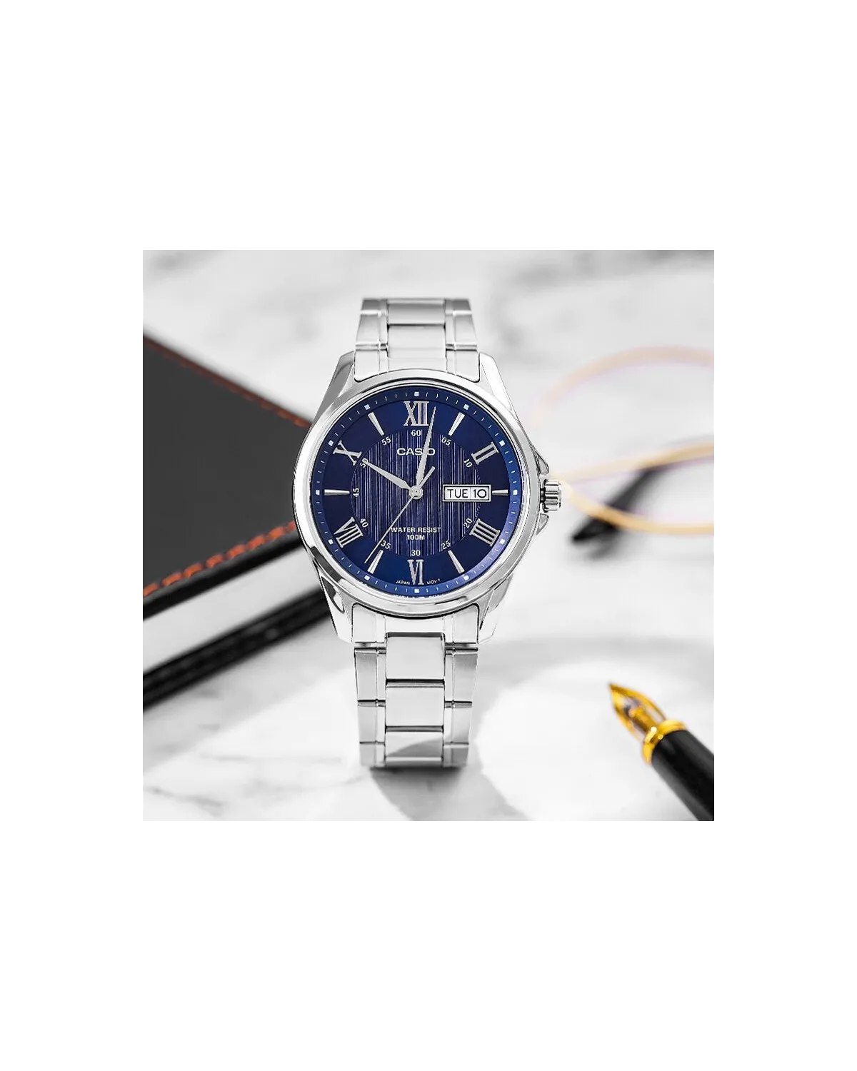 ZEGAREK MĘSKI CASIO MTP-1384D-2A + BOX