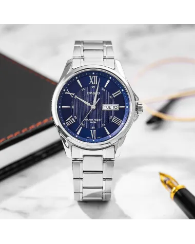 ZEGAREK MĘSKI CASIO MTP-1384D-2A + BOX