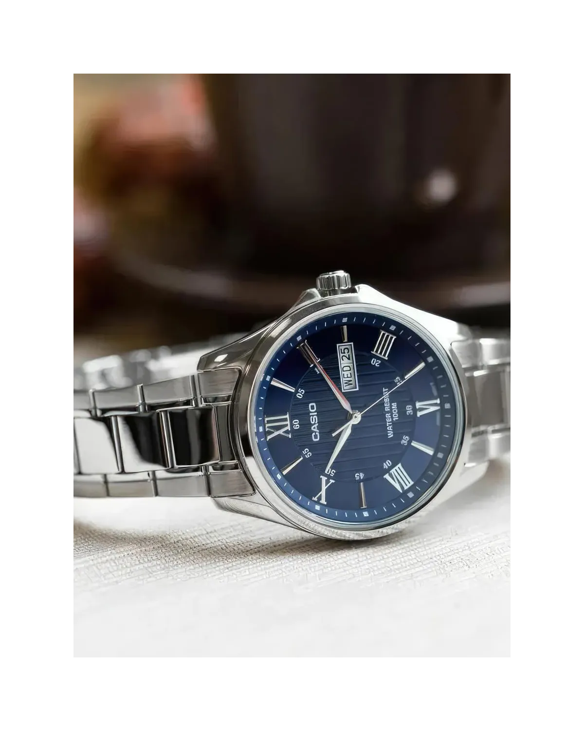 ZEGAREK MĘSKI CASIO MTP-1384D-2A + BOX