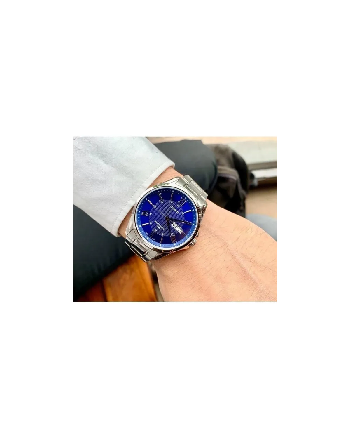 ZEGAREK MĘSKI CASIO MTP-1384D-2A + BOX