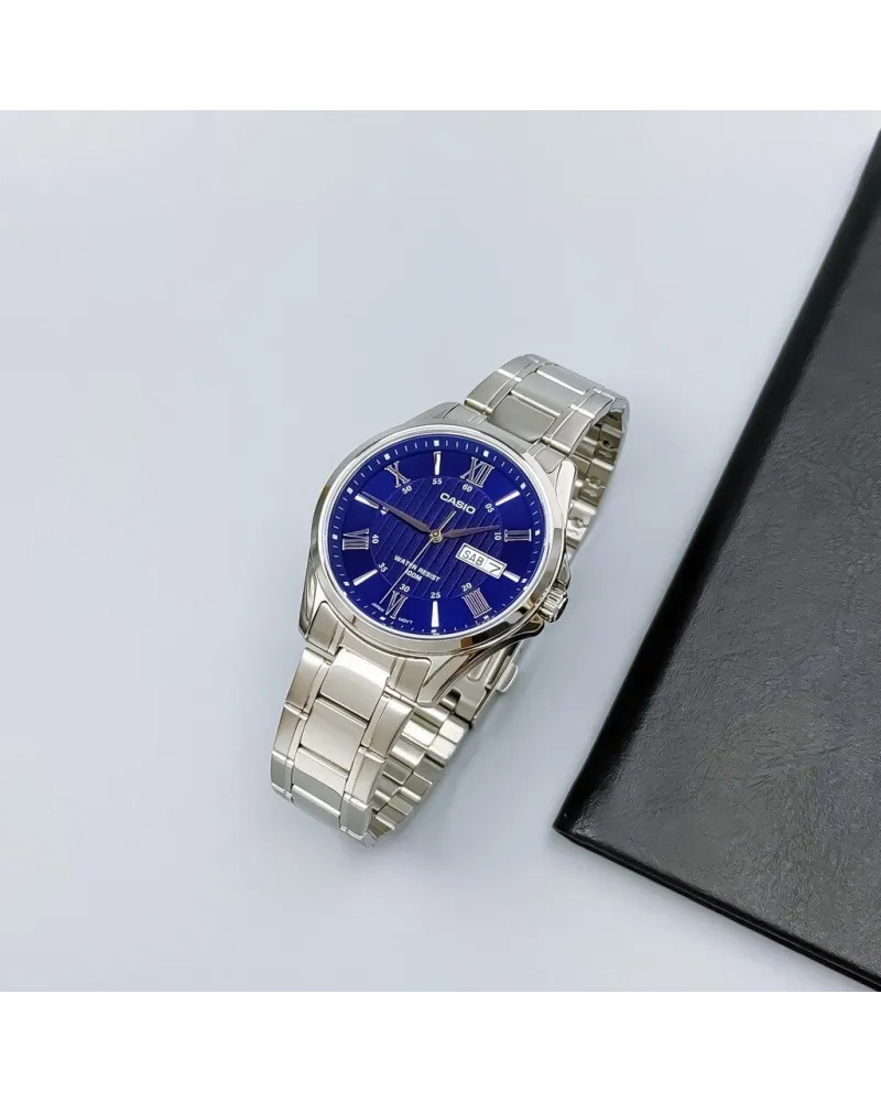 ZEGAREK MĘSKI CASIO MTP-1384D-2A + BOX